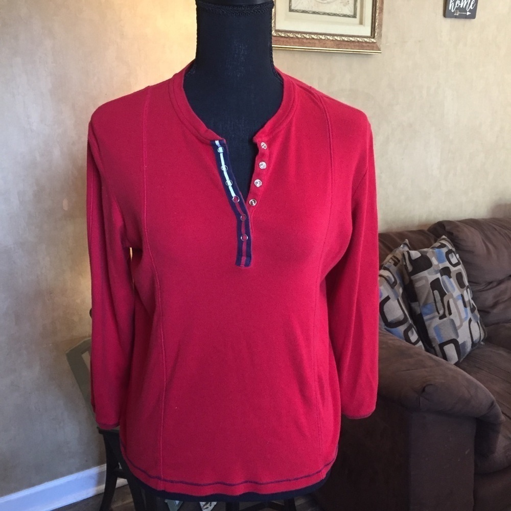 Tommy Hilfiger Snap Button Top